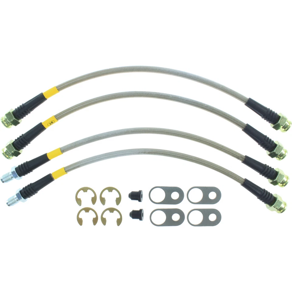 StopTech 950.46509 Rear Braided Brake Line for 2007-15 Outlander / 09-16 Lancer - Image 2 of 2