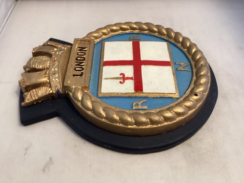 R.N.R LONDON WANDRELIEF / SCHILD (HANDBEMALTE VERSION ) - Bild 5 von 8