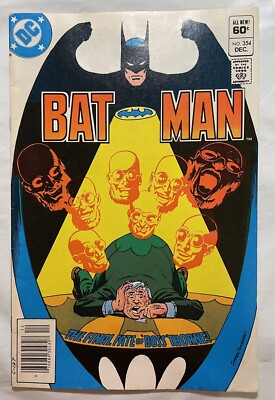 Batman #353 354 CLASSIC JOKER Cover, DC Key 1982 VF+, NEWSSTAND