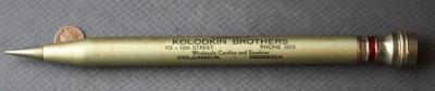 Columbus Georgia Candy Co BIG Oversized Souvenir Mechanical Pencil Vintage +
