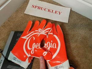 under armour orange gloves