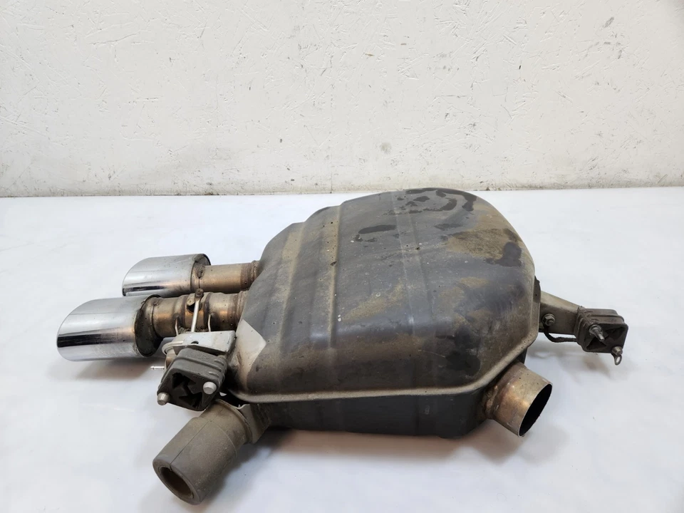 ✅ Silenciador de escape trasero izquierdo lado conductor 11-15 OEM BMW F01 F02 Alpina B7 B7L N63 Foto 3 de 4