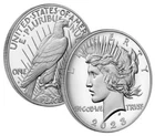 2023-S Peace Silver Dollar Proof w/ Mint Packaging and COA 23XL