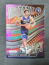2022-23 Panini Prizm Instant Impact #20 Wendell Moore Jr. Rookie Card RC