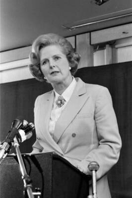 Leader of the Opposition Mrs Margaret Thatcher speaking at the Cob- Old Photo 2