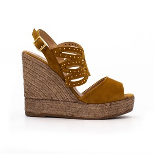 tan suede espadrille wedges