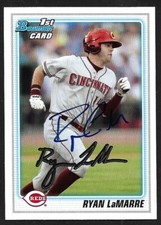 2010 BOWMAN BDPP 8  Ryan LaMarre  CINCINNATI REDS  SIGNED AUTOGRAPH AUTO COA