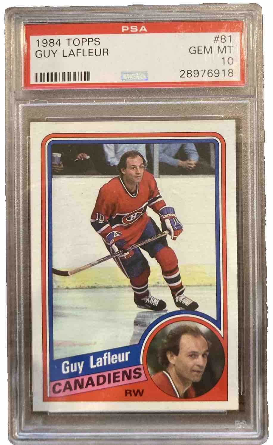 Guy Lafleur #81 (Hockey Cards 1984 Topps) — is it worth grading?