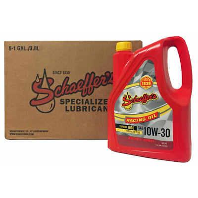 Schaeffer's 0709 Supreme 7000 Synthetic Plus Racing 10W-30 Oil | 1 Gallon Jug
