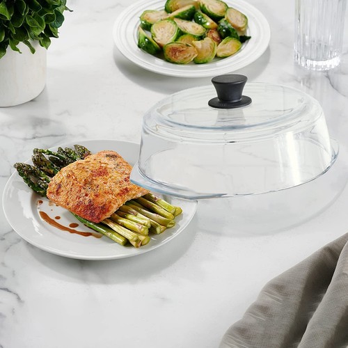 Tall Glass Microwave Splatter Cover for Food - Cookware & Bakeware Serving Dish - Picture 3 of 8