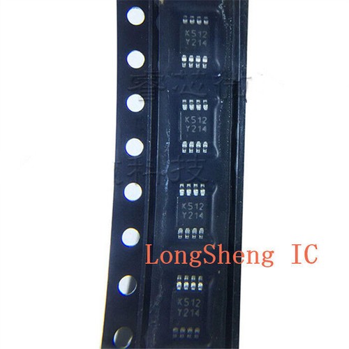 10PCS LM293ST LM293 K512 MSOP8 low power dual voltage comparator NEW #W6*