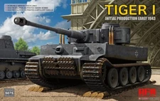 1/35 Rye Field Tiger I Initial Production Early 1943 W/Workable Mirror Trk #5075