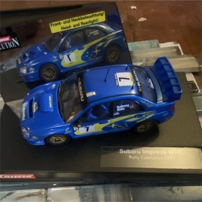 Carrera Evolution 1:32 Subaru Impreza WRC Rally Catalunya 2003 #7 Solberg Stand