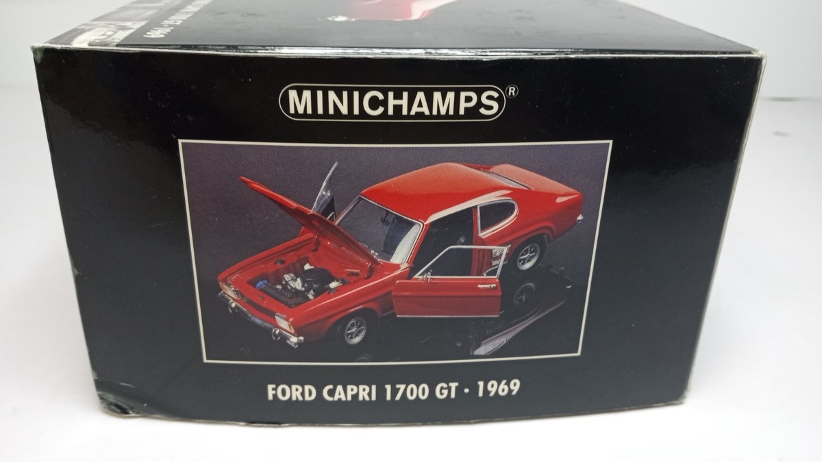 1/18 Minichamps 1969 Mercury Capri 1700 GT Coupe Red #180 08900