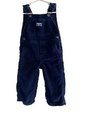 OshKosh B'Gosh Vestbak Corduroy Lined Adjustable Straps Snap Button Overall 12M