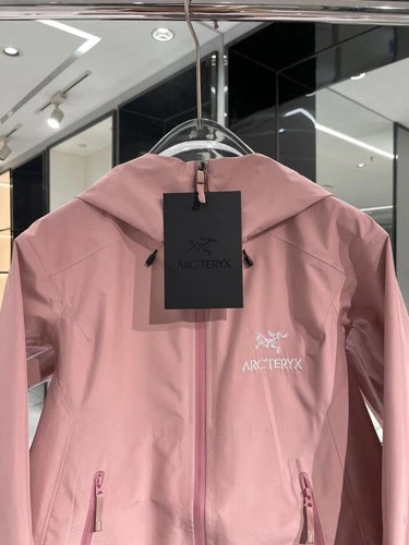 Unisex ARC Beta LT Coat Windproof Camping Outdoor Pink Travel Jackets image 4
