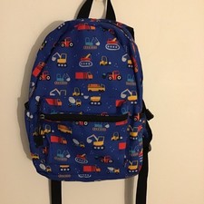 Kids Backpack Construction Trucks Design