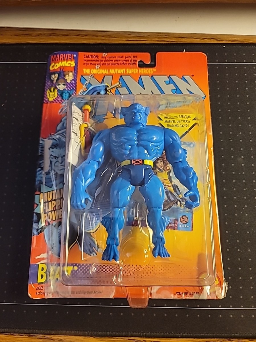 X-Men Beast 1994 Vintage Toy Biz Marvel Action Figure w/ Shadowcat