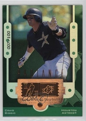 1999 SPx Radiance 7/100 Craig Biggio #43 HOF 4f5
