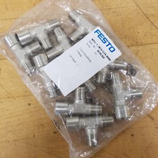 Festo NPFC-T-2R14-G14-MMF Nickel Plated T Connector 1/4 NPT Male,Male Female