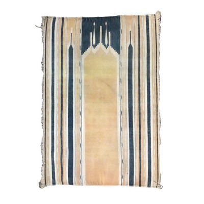 Islamic Prayer Rug Faded Hand Woven Muslim Payer Mat Wall Hanging Tapestry Gift