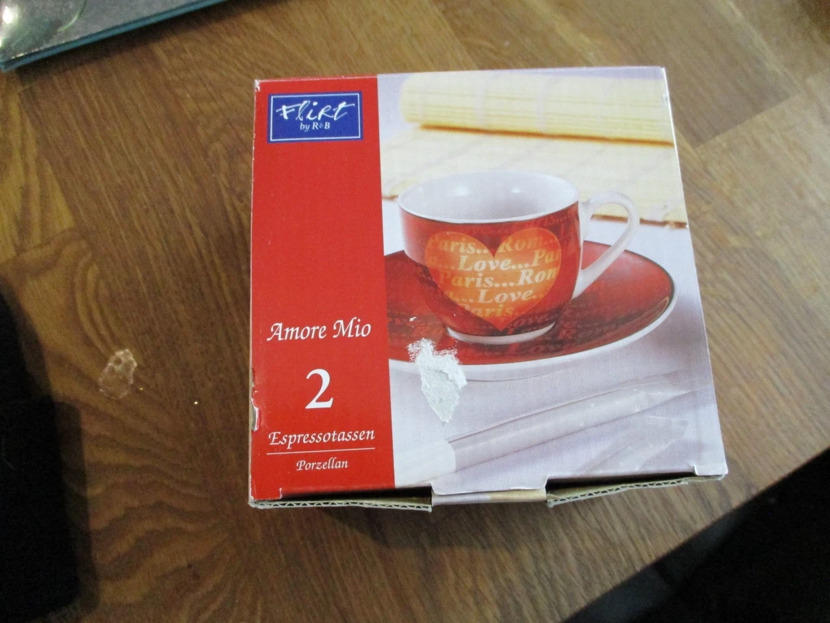 Flirt by R & B Espresso de Superior/taza de café 'Doppio', 80 ml