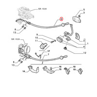 Gaszugkabel Fiat Bravo - Marea Original 46431041