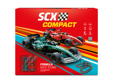 SCX Compact Formula Race to Win Alonso C10510 1/43 Wireless Slot Car Racing Set
