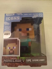Icons Minecraft #001 Steve Light  NIB with Slight Damage To Box