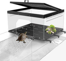 Turtle Basking Platform for Aquatic Turtles, Fits 18-22 Inchs Wide Aquariums wit