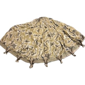 Rare US Military Experimental Camo Cargo Deployment Parachute 1950s 