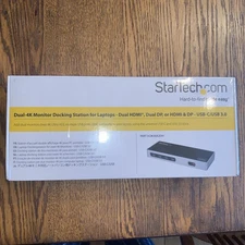 StarTech Dual-4K Monitor Docking Station for Laptops (DK30A2DH) - New/Sealed