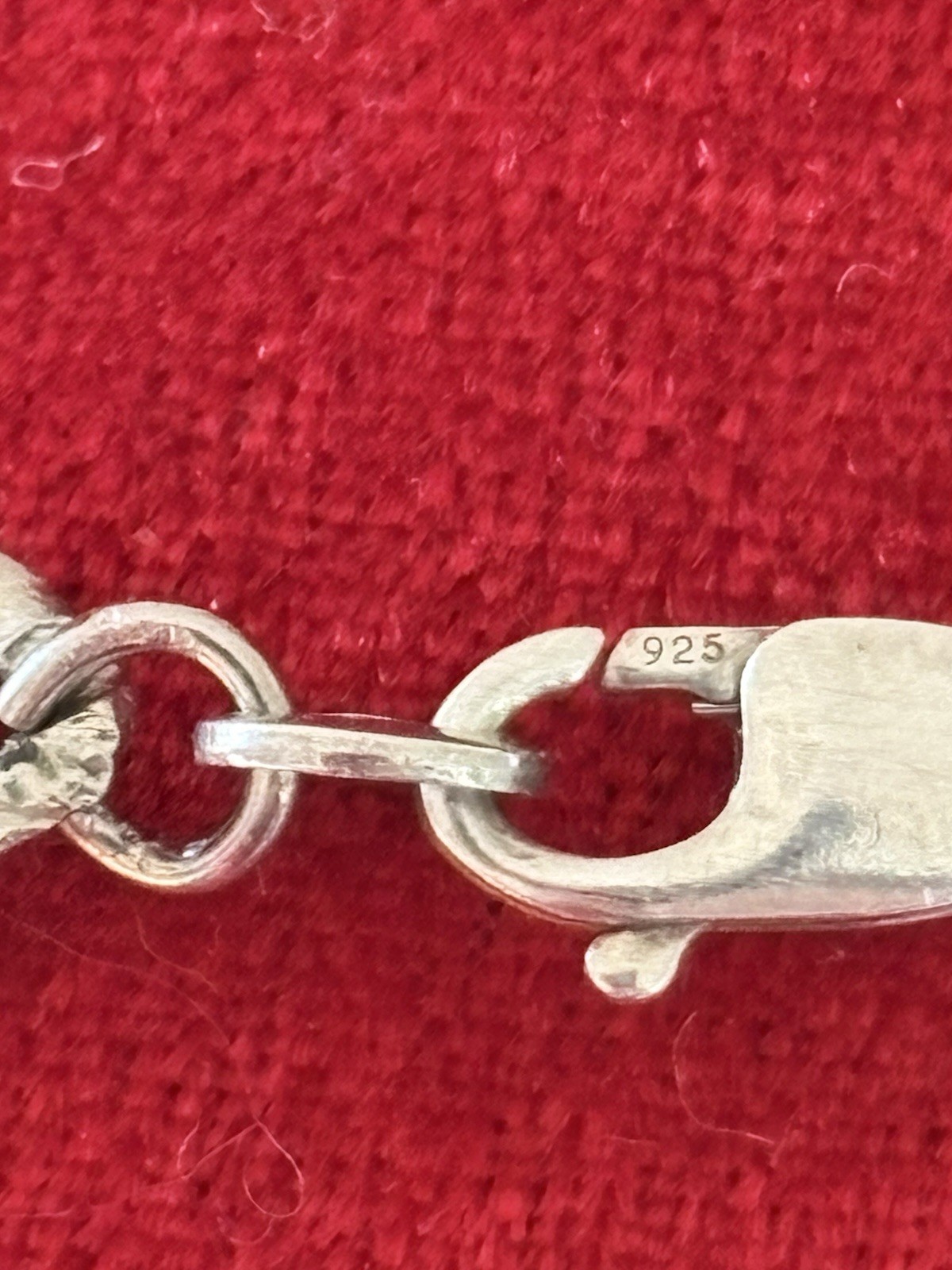 Sterling Silver Etched Pattern Flat Snake Chain N… - image 7