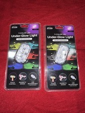 New 2 PCS Car LED Lights Interior Wireless, 7 Colors Magnetic Auto Magnetic