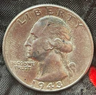 1943-P Washington Quarter 25C