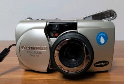 OLYMPUS Stylus Epic Zoom 115 Point & Shoot 35mm FILM CAMERA Vintage Tested