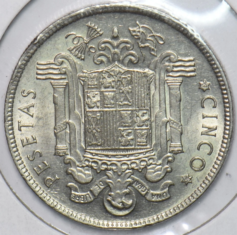 España 1949 5 Pesetas 296373 envío combinado Foto 2 de 2