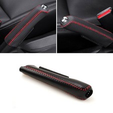 Funda de cuero de microfibra negra para Mercedes BMW VW Jetta Toyota
