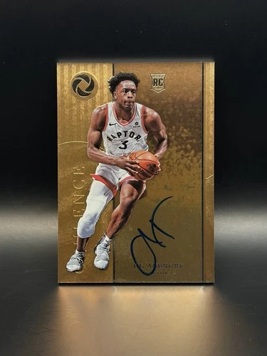 OG Anunoby 2017-18 Panini Opulence Rookie Auto #107 Silver /25 Raptors -  Knicks