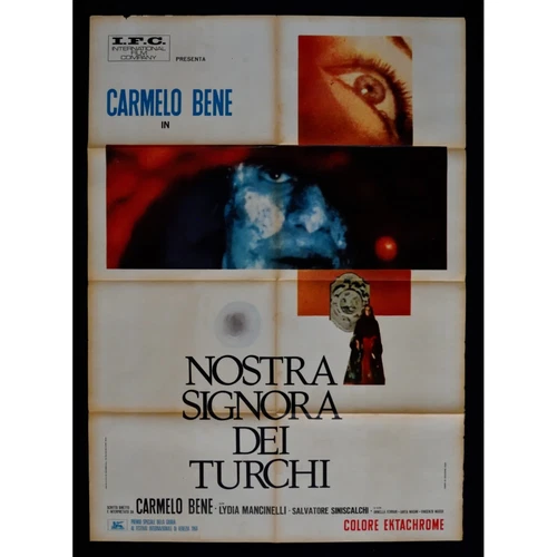 manifesto NOSTRA SIGNORA DEI TURCHI carmelo bene mancinelli A30