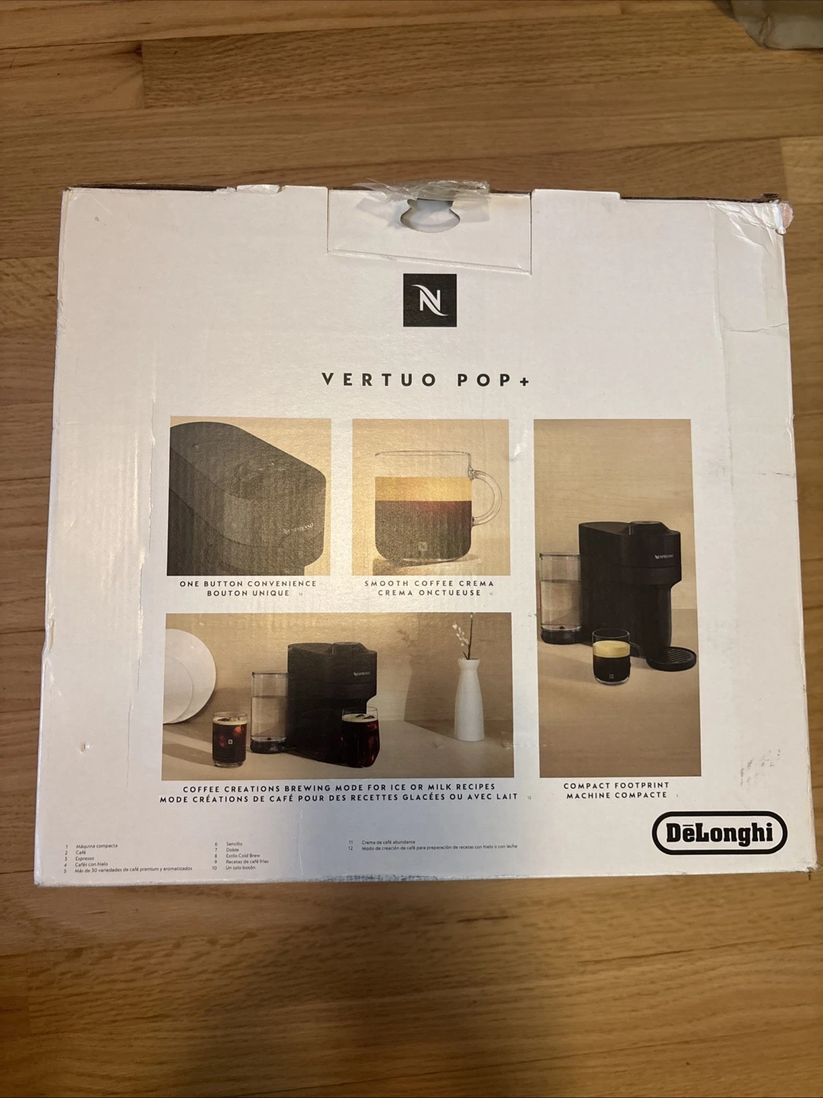 Nespresso Virtua Pop Plus Coffee Maker By Delonghi - Open Box