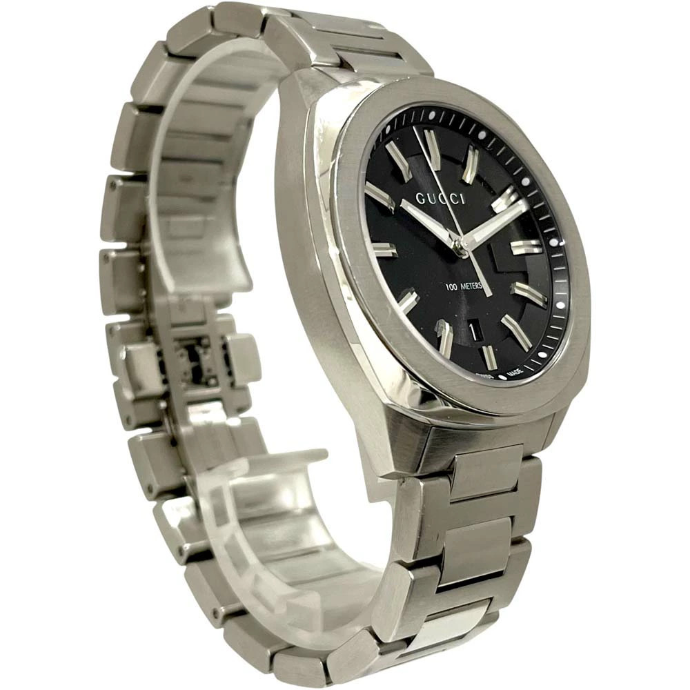 GUCCI グッチ　142.3 デイト　ブラック　腕時計 GUCCI Quartz Watch 142.3 Black Case Size 40mm Used Watch #81026 | eBay