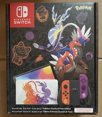 Nintendo Switch OLED Konsole | Pokemon Karmesin & Purpur Edition | Neu & OVP