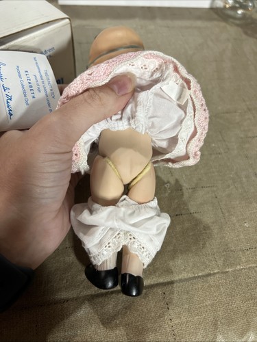 Artist Jeannie DiMauro Bisque "Elizabeth" Reproduction German Heubach Doll 8" - Picture 18 of 24
