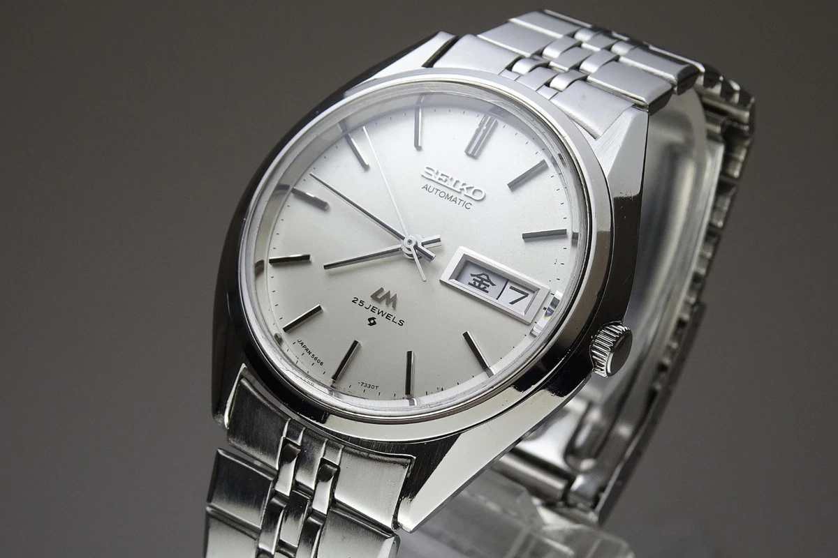 時計 SEIKO LORD MATIC 25 JEWELS 5606-7290 Vintage Seiko 5606 - 7290 Lord Matic 25J Mechanical Men's Watch