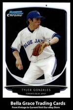2013 Topps Bowman Tyler Gonzales #BCP16 Toronto Blue Jays Chrome Prospects MLB 