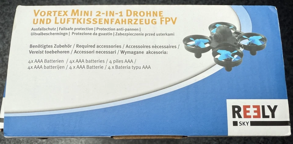 VORTEX MINI 2 in 1 Quadrocopter Drohne und Luftkissenfahrzeug (Hovercraft) Top - Bild 4 von 4