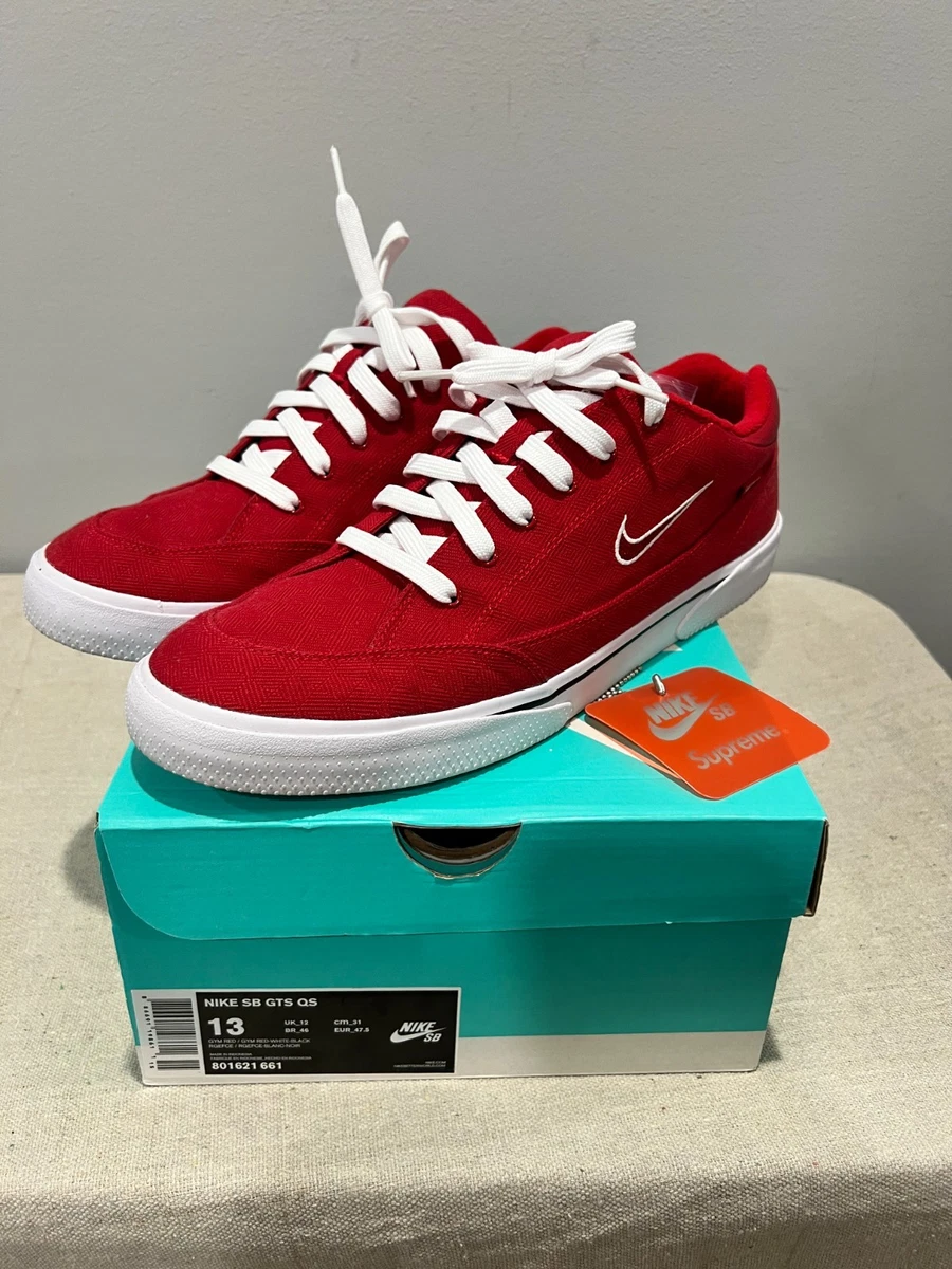 Supreme x Nike SB GTS QS Gym Red for Sale | Authenticity
