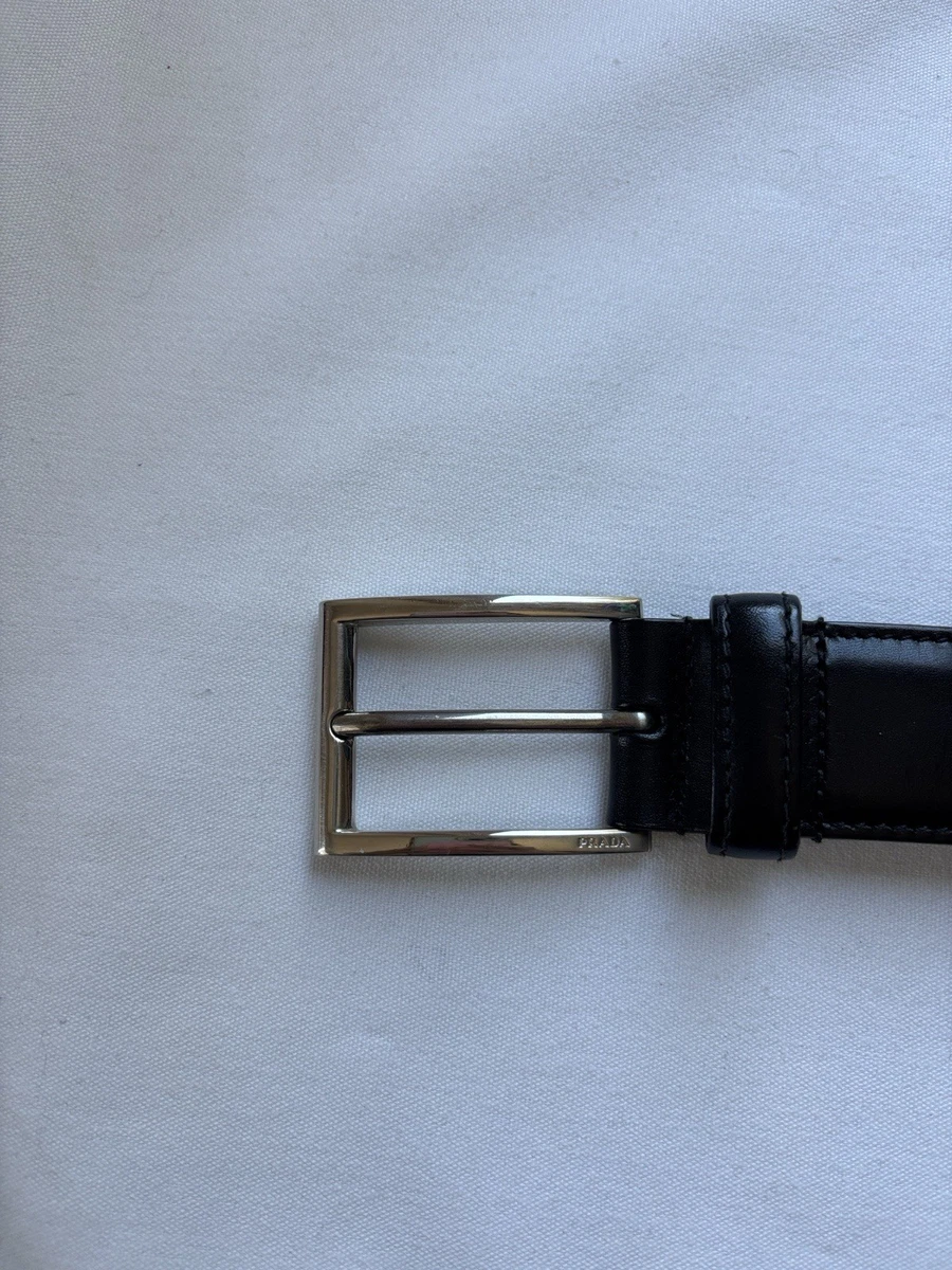 PRADA Leather Black Belts for Men for sale | eBay