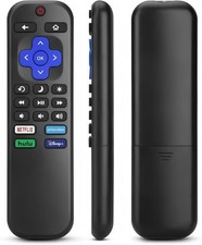 2 Pack Replacement for Roku TV Remote Control Compatible for TCL Roku/Hisense US